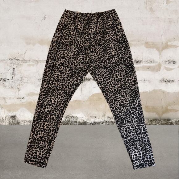 NY & Company Soho Street Womens Leopard Leggings Size Large - Picture 1 of 4